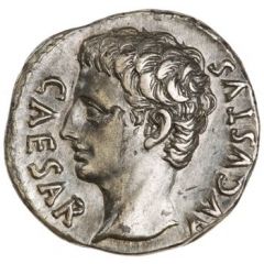 Denarius - Augustus IOV TON, Jupiter