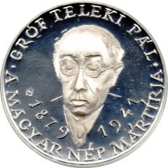 Medal - Count Pál Teleki of Szék
