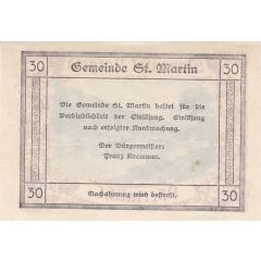 30 Heller St. Martin - Obermühl