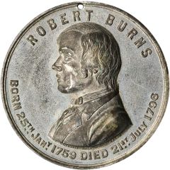 Medal Robert Burns Statue
