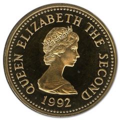 1 Pound - Elizabeth II Shield of Arms, Gold Proof