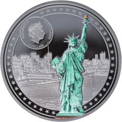 5 Dollars - Elizabeth II Miss Liberty