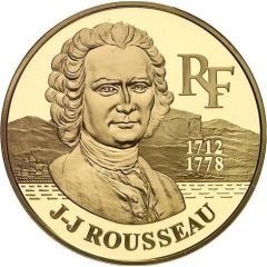 500 Francs Jean Jacques Rousseau