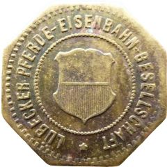 Transport Token - Lübecker Pferde Eisenbahn