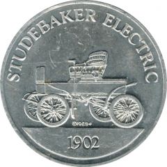 Token - Sunoco Antique Car Coins - Series 1 Studebaker Electric