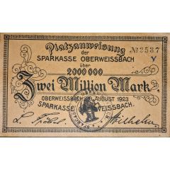 2 000 000 Mark Sparkasse