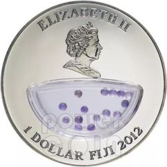 1 Dollar - Elizabeth II Uruguay Amethyst