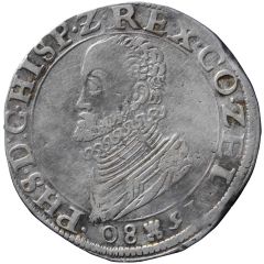 1/2 Daalder `1/2 Philipsdaalder` - Philip II