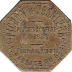 2 Francs - Pichon and Tesnière Paris