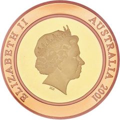 10 Dollars - Elizabeth II 4th Portrait - Millennium - The Future