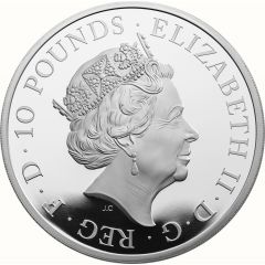 10 Pounds - Elizabeth II Year of the Dog, Silver Proof