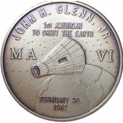 Medal - Project Mercury John H. Glenn. Jr.
