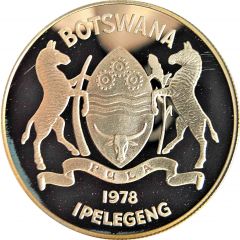 5 Pula Gemsbok