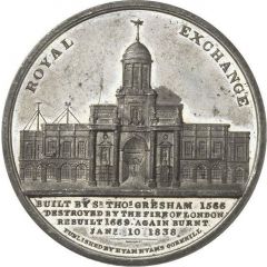 Medal - Victoria Royal Exchange, T. Halliday