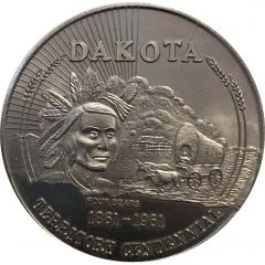 50 Cents - Dakota Territory Centennial Bismarck, North Dakota