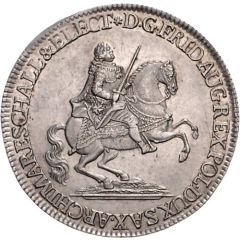 1/2 Thaler - Frederick August II Vicariat Issue