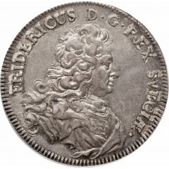 1 Riksdaler 'Krellmynt' - Frederick I 1st portrait