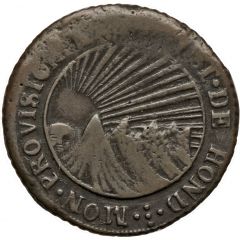 2 Reales State of Honduras - Provisional