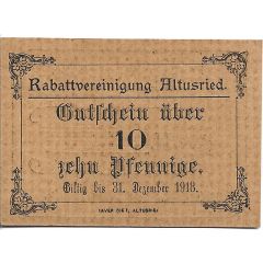 10 Pfennig Rabattvereinigung