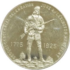 Kentucky Sesquicentennial Token Lexington, Kentucky