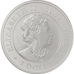 1 Dollar - Elizabeth II 6th Portrait - Australian Brumby - Silver Bullion Coin