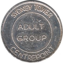 Token - Sydney Tower Centrepoint Lift - Adult Group