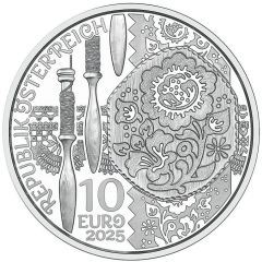 10 Euros Aufdirndln – Linen, silver