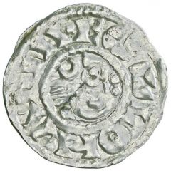 Denier - Lothair II Troyes mint