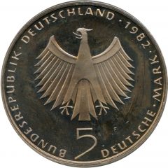 5 Deutsche Mark Umweltkonferenz der UN