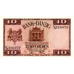 10 Gulden Bank Von Danzig