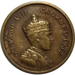 Medal - Proposed Coronation of Edward VIII 1937
