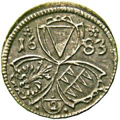 1/2 Kreuzer - Charles II of Liechtenstein-Kastelkorn