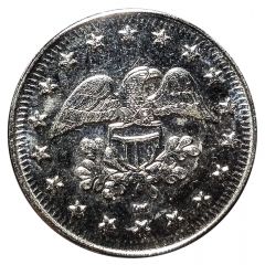 Token - No Cash Value Eagle looking right, 25 mm, Copper-nickel, HM, more detailed image of the eagle