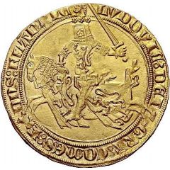 Rider `Franc à Cheval` - Louis II de Male