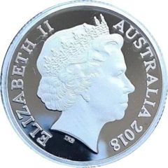 1 Dollar - Elizabeth II 4th Portrait - Armistice Centenary 1918-2018 - Silver Proof