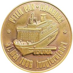 Launch of the Cruise liner Peter Pan