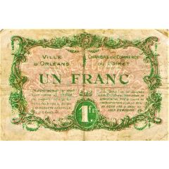 1 Franc - Chambre de Commerce et Ville d`Orléans 45