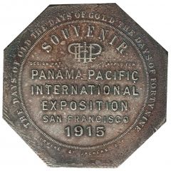 Dollar - Panama Pacific International Exposition $50 California Gold Slug