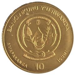 10 Francs Gorilla, dime