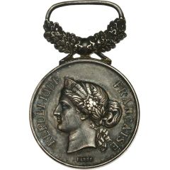 Médaille Acte de Dévouement - Ministère de l`Intérieur - Modèle IIIe République