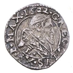 1/2 Grosso - Gregory XV Arabesque reverse