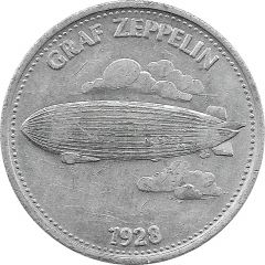 Shell Token - Man in Flight #08 - Graf Zeppelin, 1928