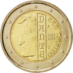 2 Euros Dante Alighieri