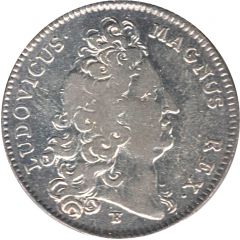 Token - Louis XIV - Trésor Royal - Pacato pleniuis alveo silver