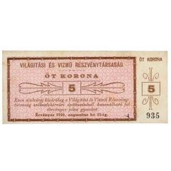 5 Korona Világítási és Vízmű Rt., Székesfehérvár