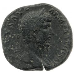 Sestertius - Lucius Verus TR POT V IMP III COS II S C, Parthia