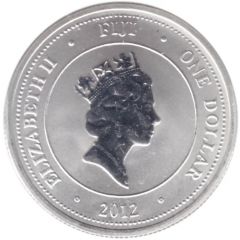 1 Dollar - Elizabeth II `Taku Turtle` Silver Bullion
