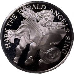 Holiday Greeting Card Medal - Hark the Herald Angels Sing