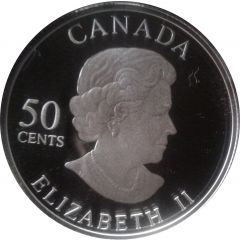 50 Cents - Elizabeth II Great Sprangled Fritillary