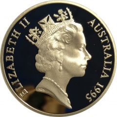 5 Dollars - Elizabeth II 3rd Portrait - Colonel William Light - Masterpieces in Silver